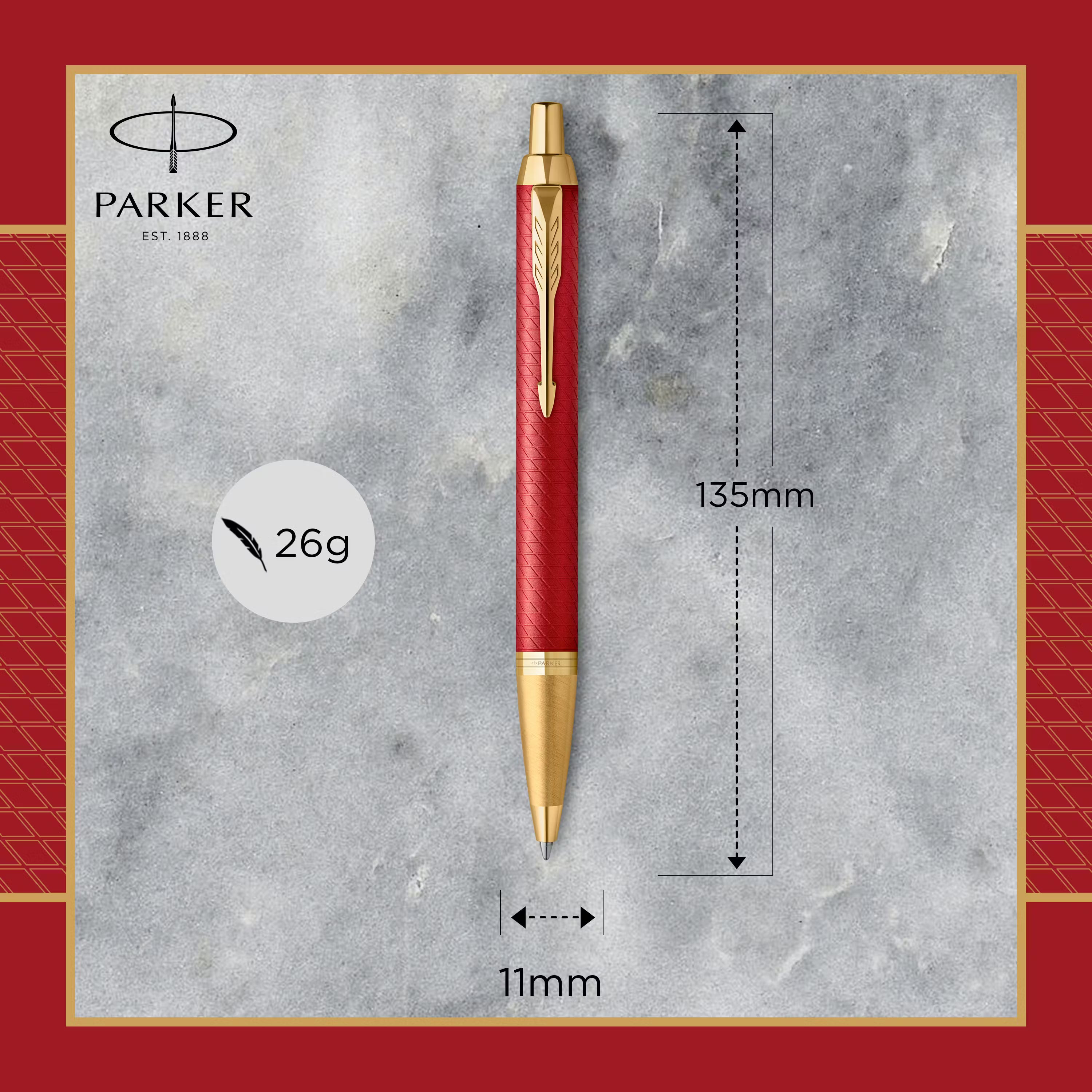 B/POINT PARKER IM PREMIUM RED GT [ITEM CODE:917880]