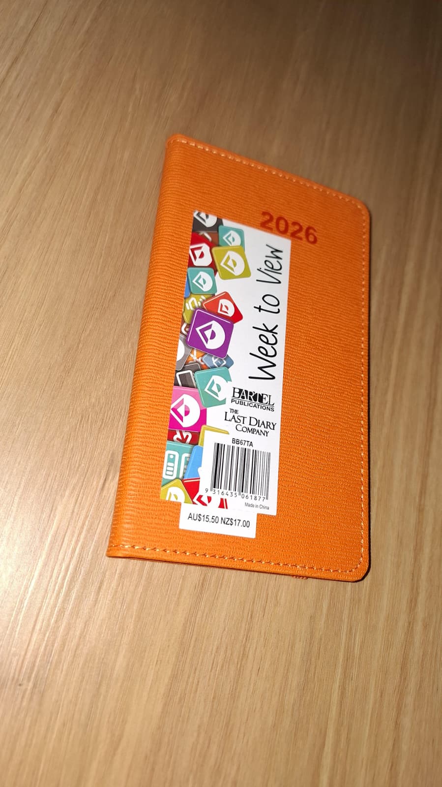 Week to view Diary 2026